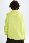 V-neck mohair oversize sweater