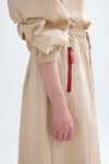 Technical cotton midi dress