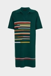 Cube stretch knit jacquard short dress