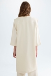 Vestido chaleco oversize crepé