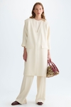 Vestido chaleco oversize crepé