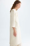 Vestido chaleco oversize crepé