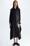 Cala print twill oversize shirt dress