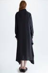 Cala print twill oversize shirt dress
