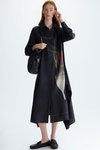 Cala print twill oversize shirt dress