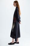Cala print twill oversize shirt dress