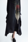 Cala print twill oversize shirt dress
