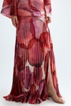 Print twill fitted dress