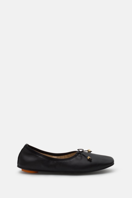 CUBO PG LEATHER BALLET FLATS