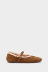 Cubo Suede Mary Jane ballet flats