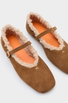 Cubo Suede Mary Jane ballet flats