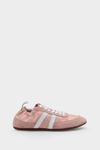 Cubo PG leather canvas ruched sneakers
