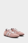 Cubo PG leather canvas ruched sneakers