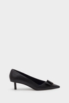 Obi leather 45 pumps
