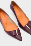 Obi leather 45 pumps