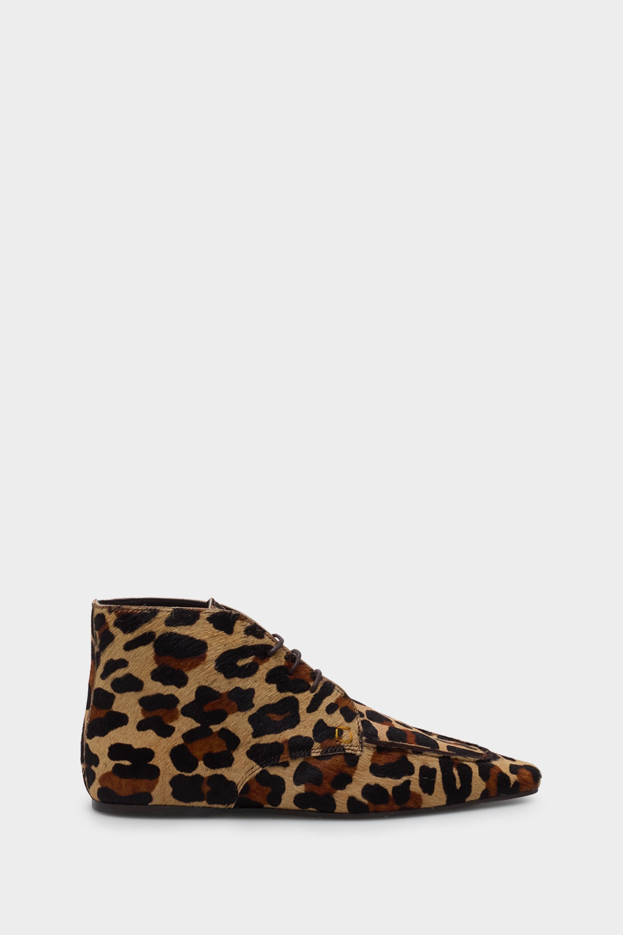 Suede flat ankle boots