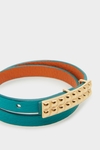 Choco PG leather bracelet
