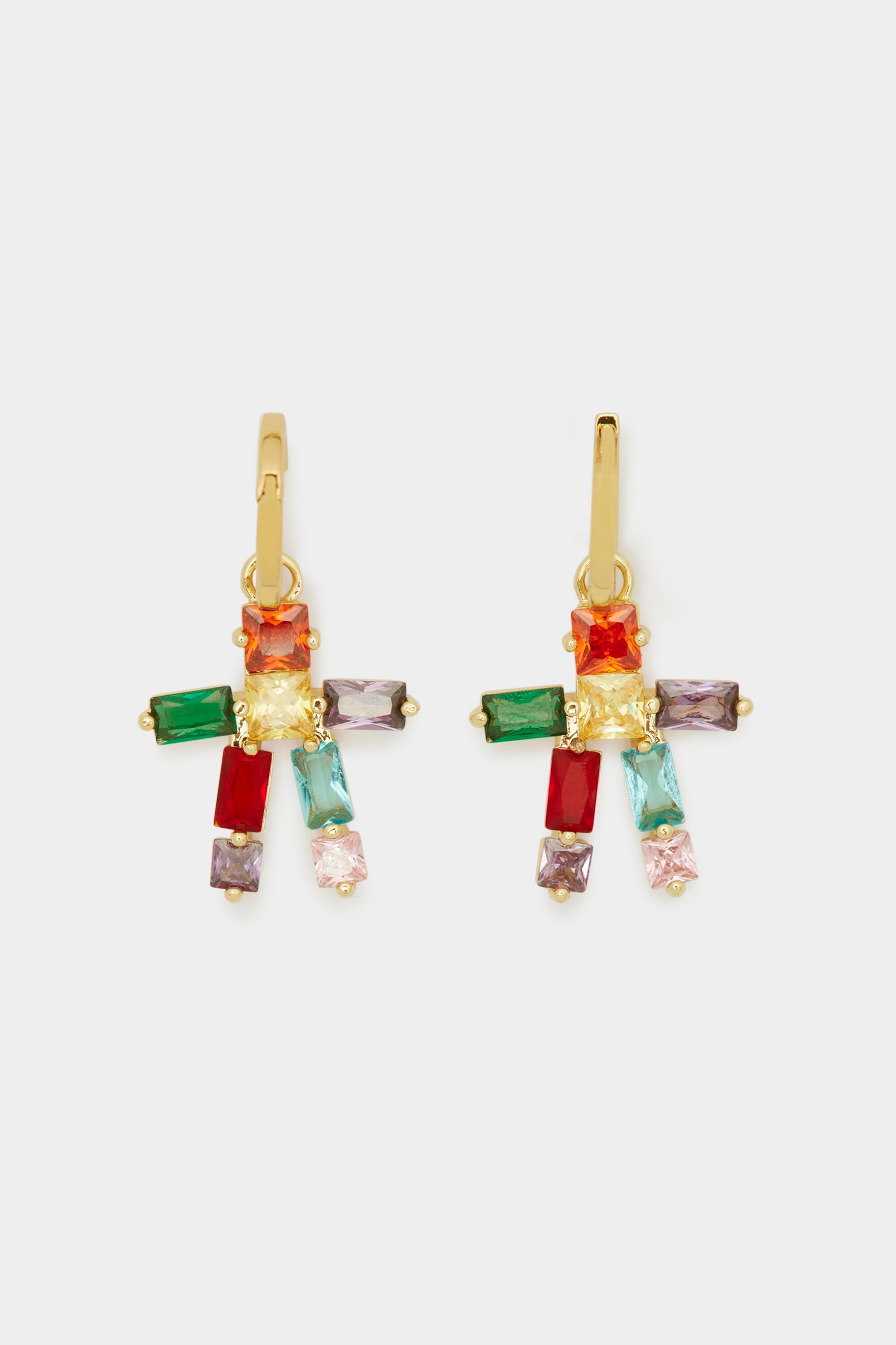 Rectangles cubi earrings