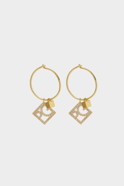 PG CAPITALS HOOP EARRINGS