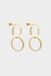 Cubo hoop earrings