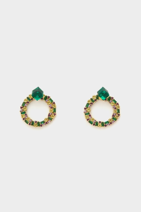 RECTANGLES HOOP EARRINGS