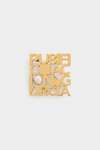 PG Typo brooch