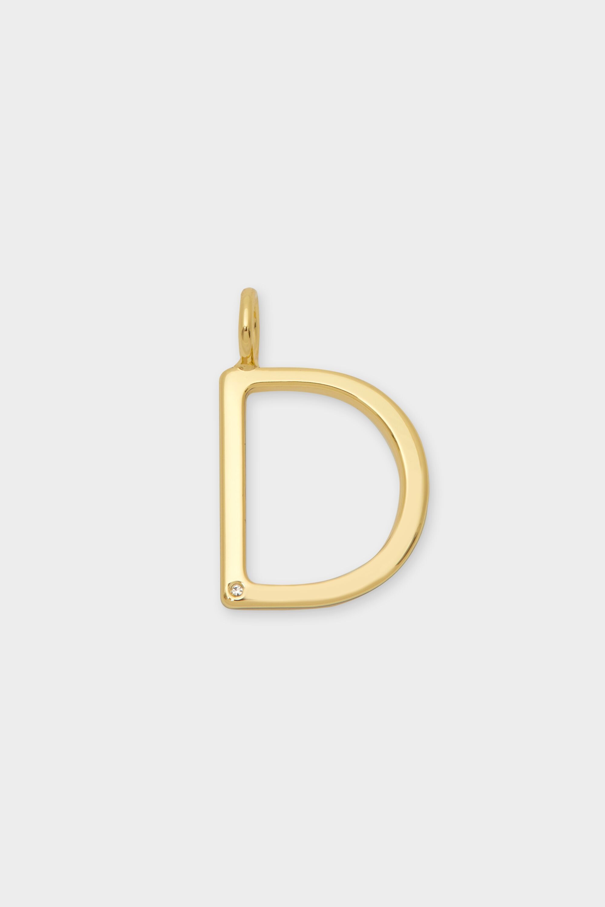 PGalphabet letter D pendant