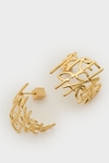 PG Typo hoop earrings
