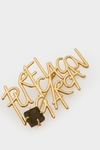 PG Typo brooch