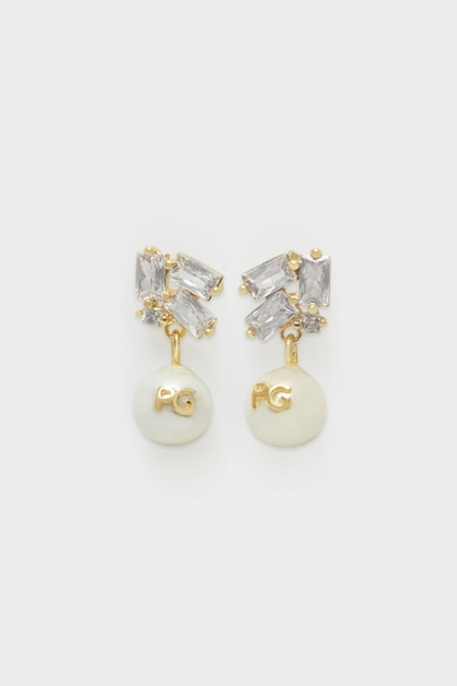 Radiant Pearl drop earrings