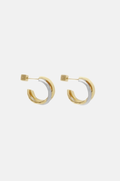 TRI-PG HOOP EARRINGS