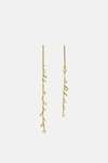 PG Lines drop earrings