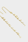 PG Lines drop earrings