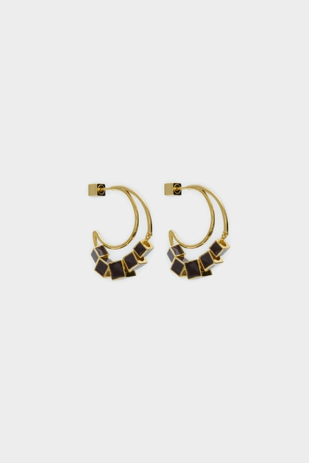 CHOCO PG HOOP EARRINGS