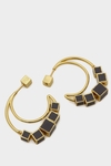 Choco PG hoop earrings