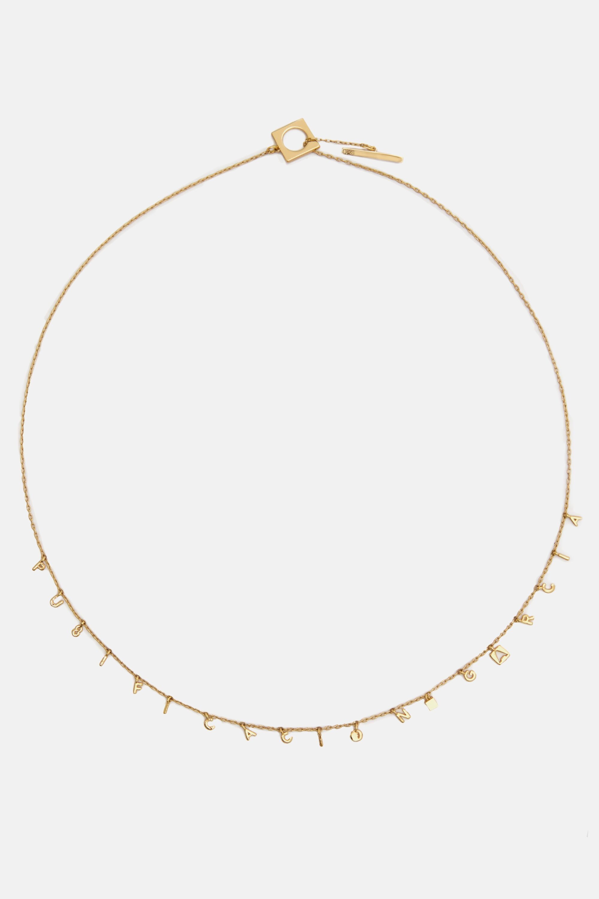 PG Typo necklace