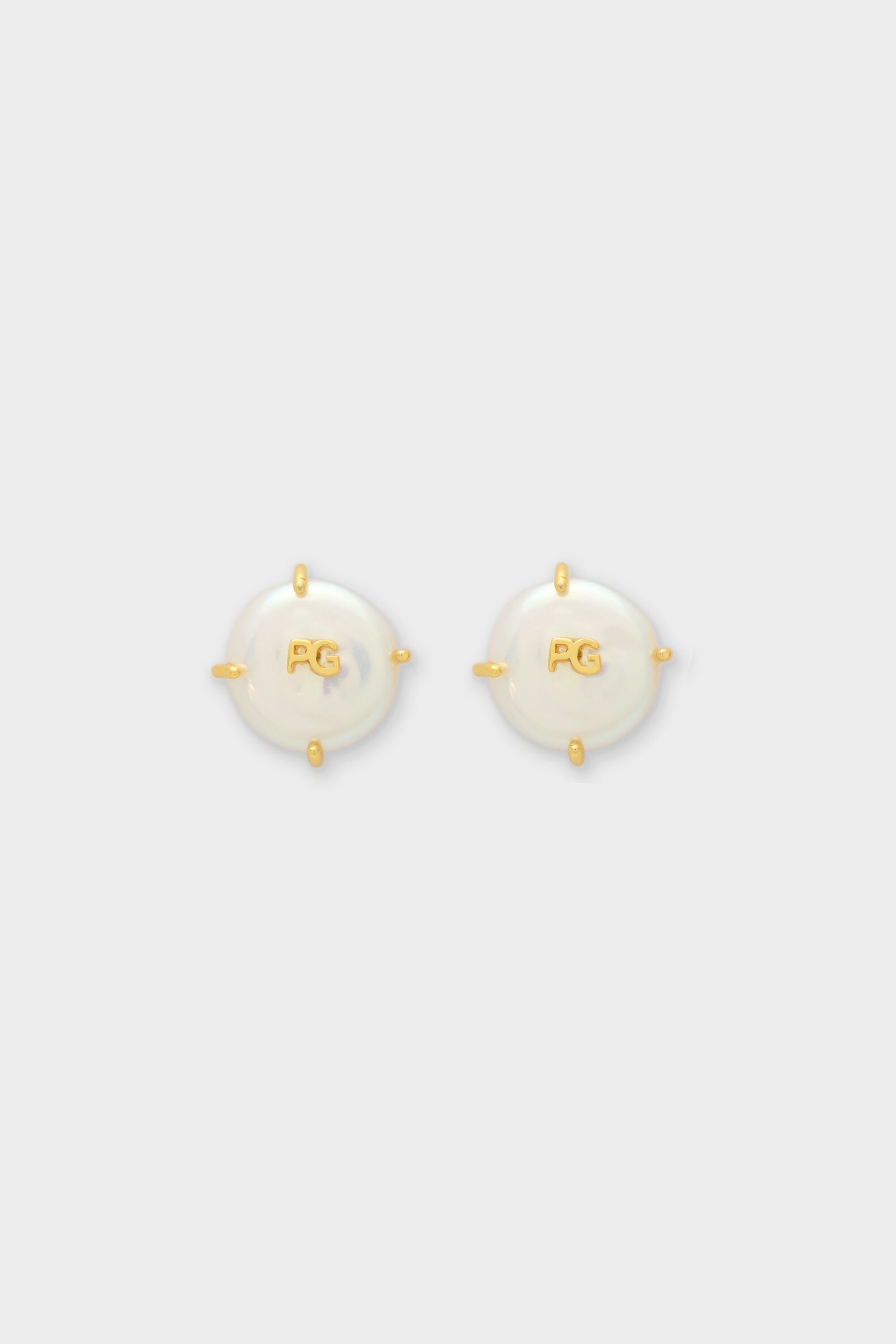 Biwa earrings gold/pearl - Purificacion Garcia United States