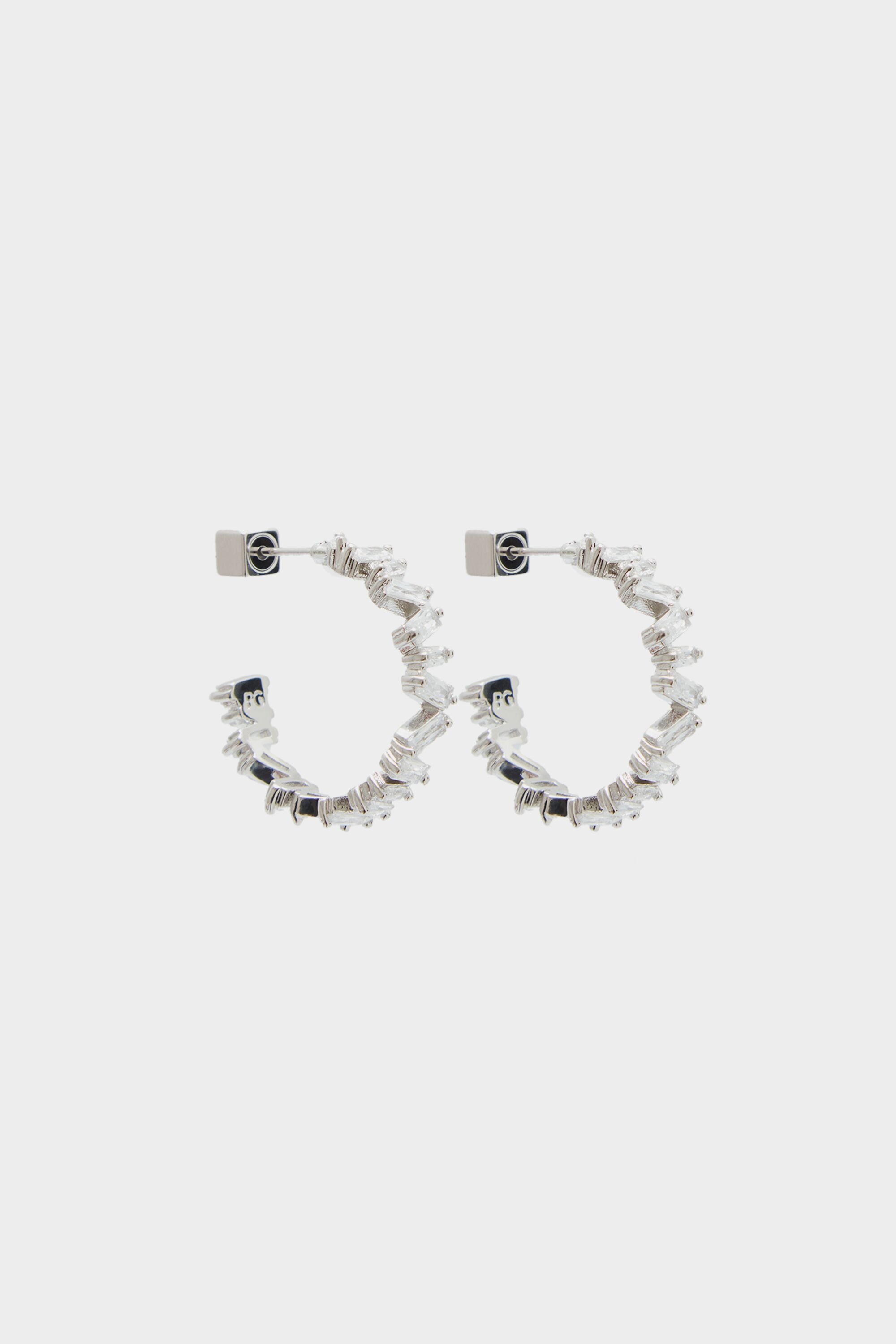 Rectangles hoop earrings