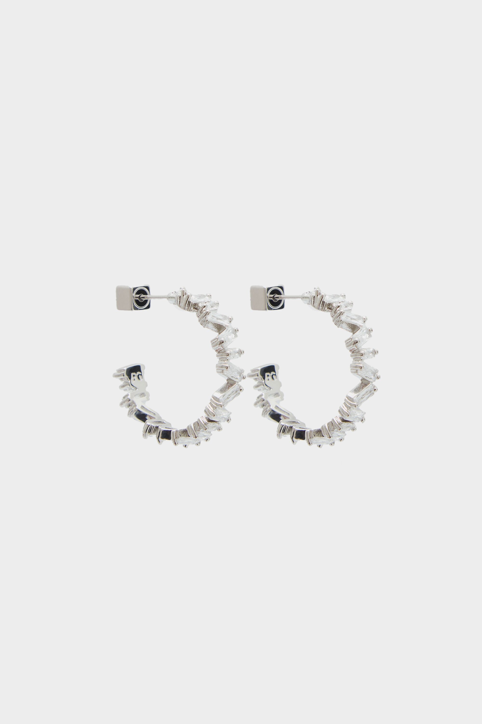 Rectangles hoop earrings