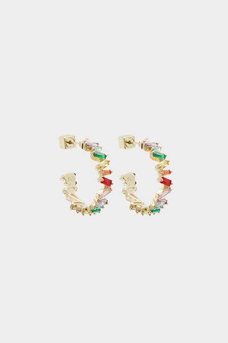 RECTANGLES HOOP EARRINGS