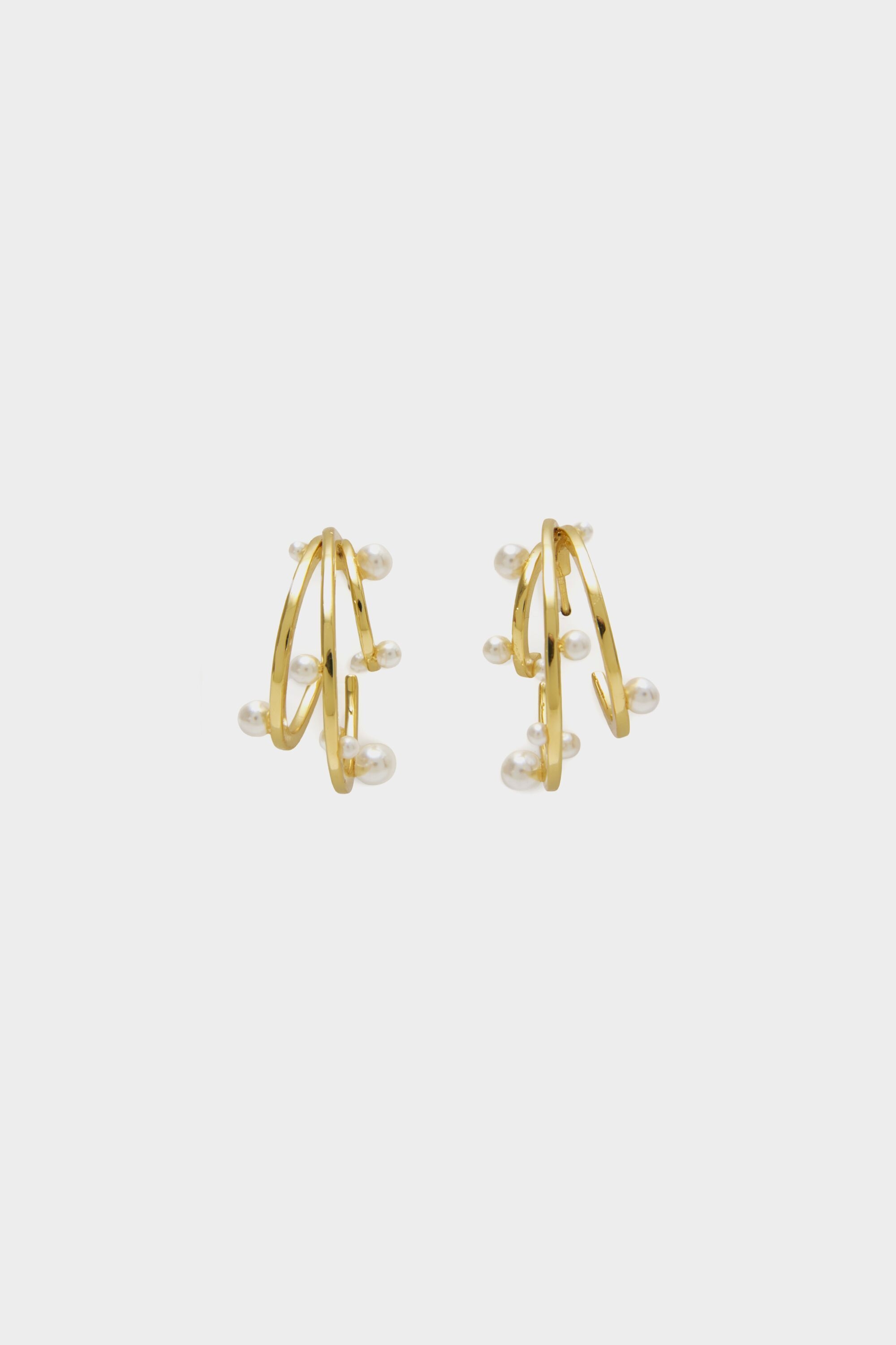 Satélite hoop earrings