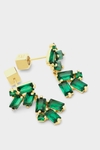 Rectangle drop earrings