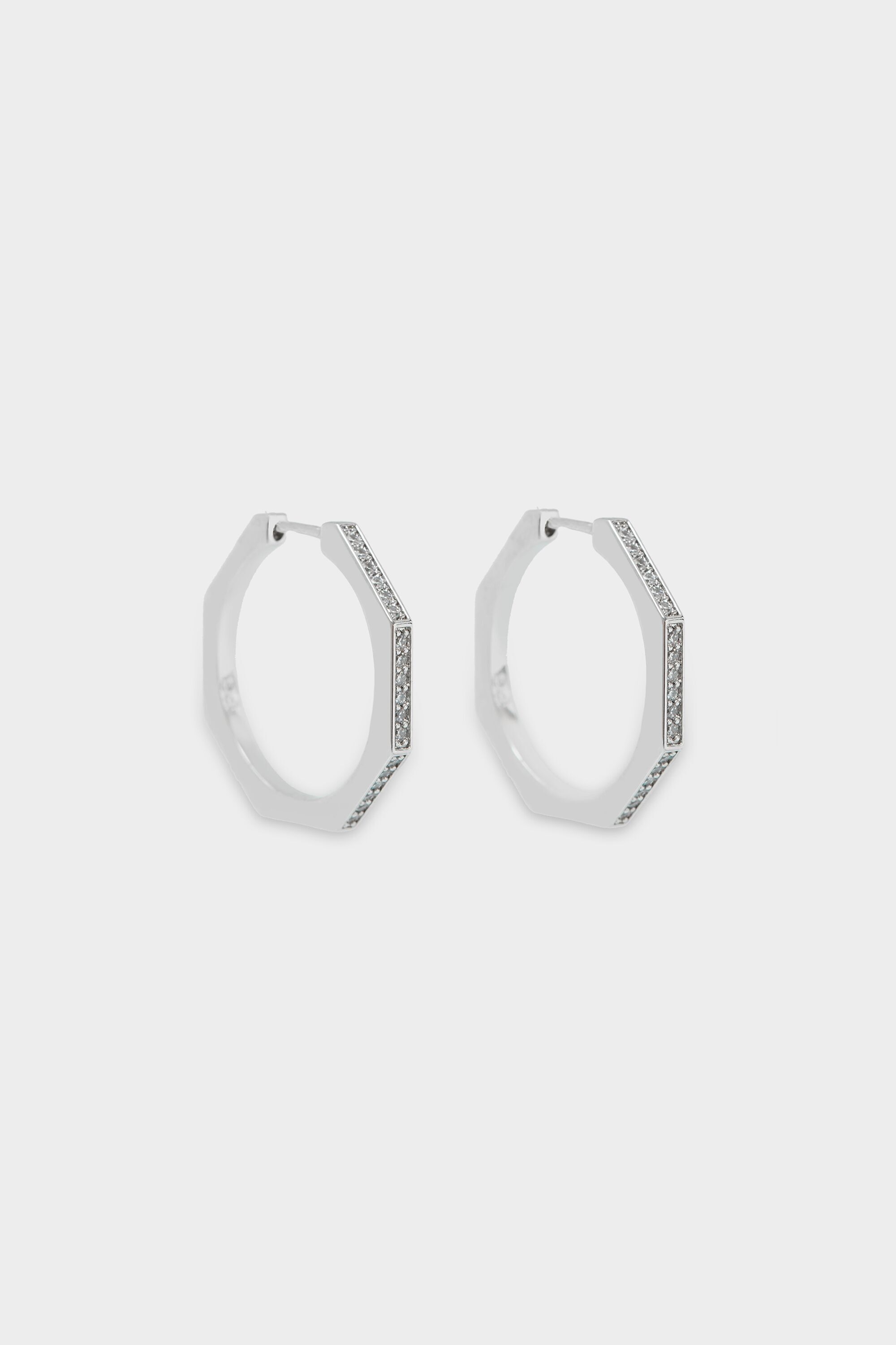 Octagon earrings