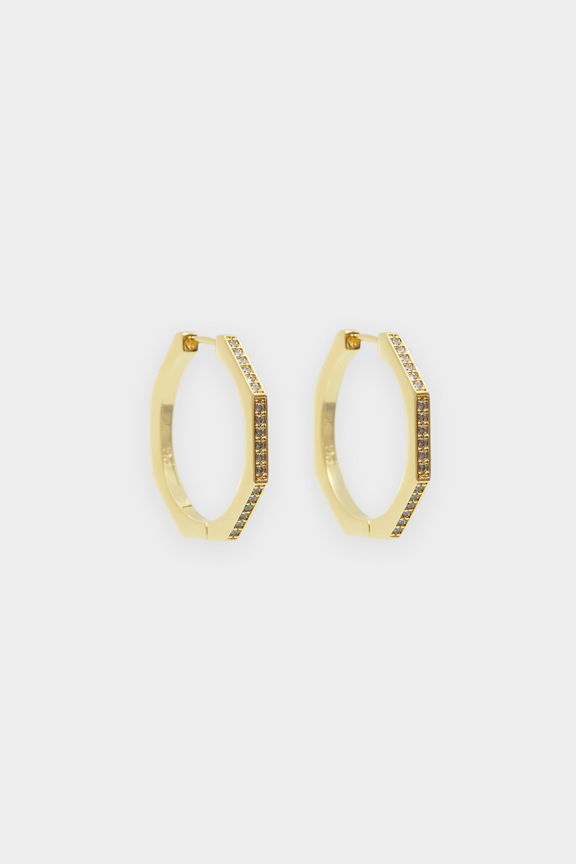 Octagon earrings