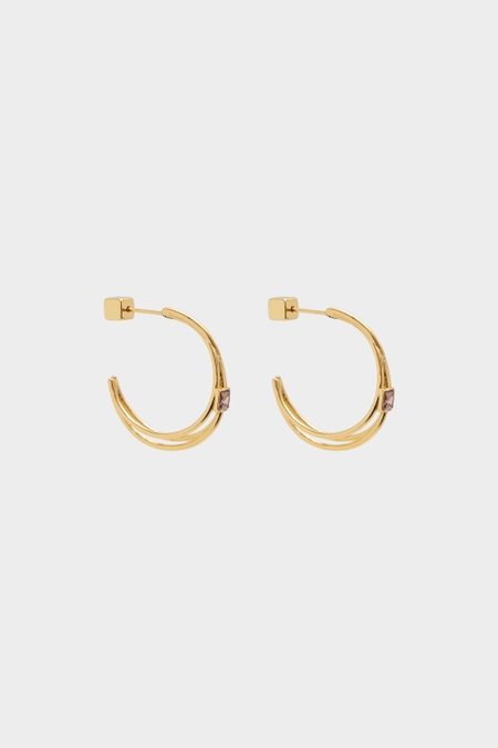 CUBO KINE HOOP EARRINGS