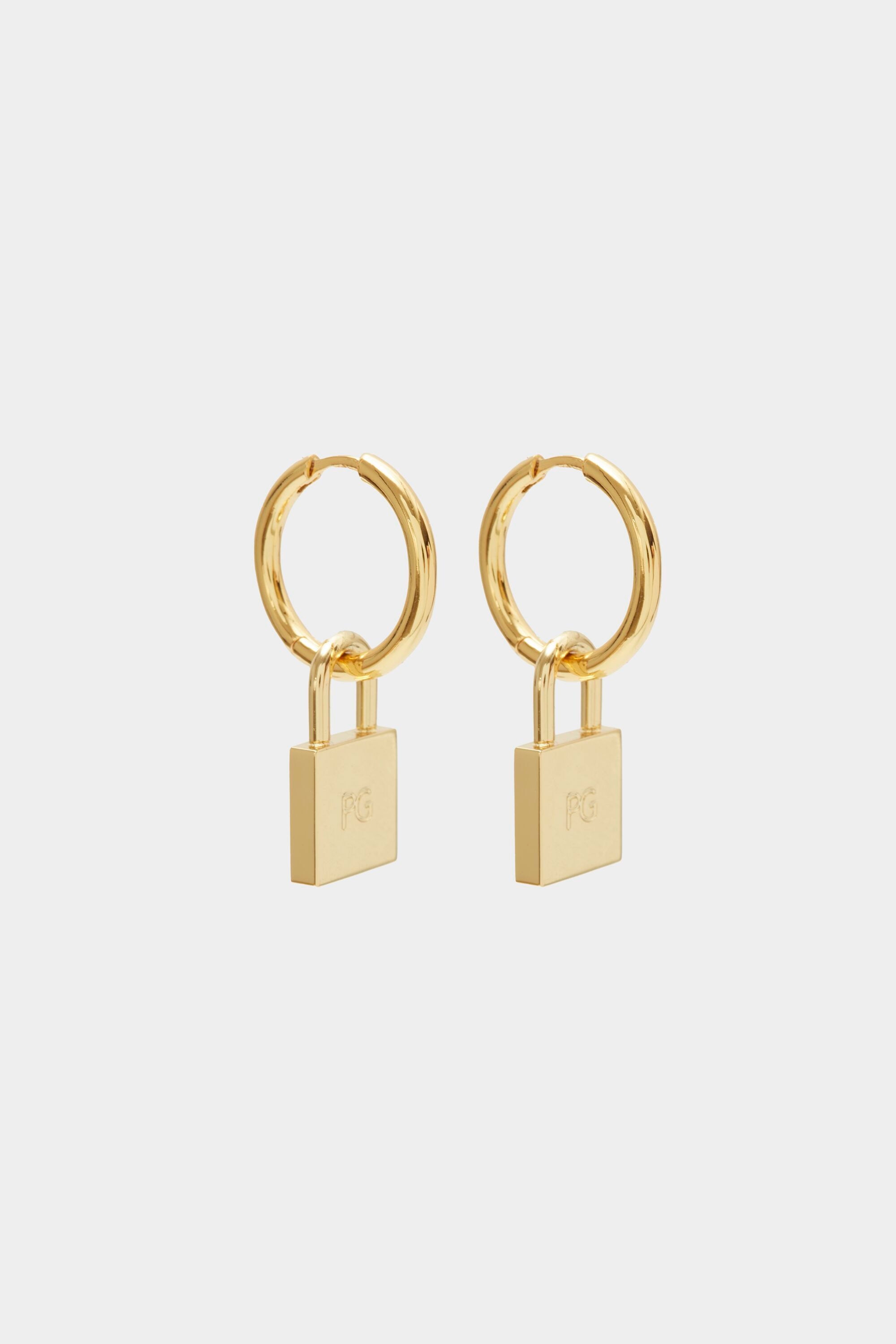 Pendientes aro Candado PG