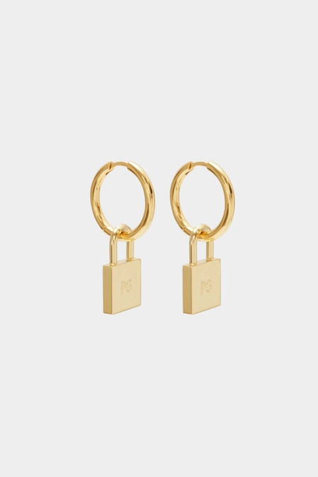 CANDADO PG HOOP EARRINGS