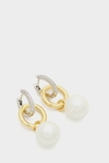 Radiant Pearl hoop earrings