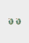 Rectangles hoop earrings