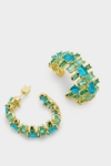 Rectangles hoop earrings